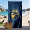 Leeds Rhinos Druck Strandtuch Weich Tragbar Schnell?Trockenes Handtuch für Pool Sommerurlaub Outdoor Sport