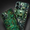Vintage Totem Painting Phone Case Cover for iPhone 17 16 15 14 13 12 11 Pro Max 17 Air Plus Shockproof Soft TPU Shell Fundas Bag
