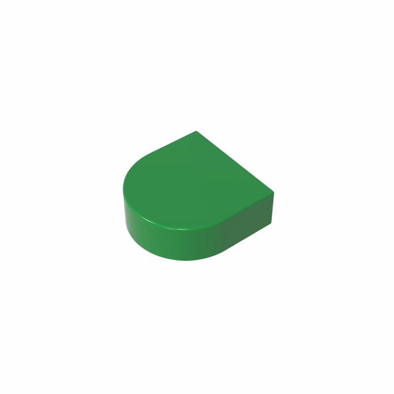 

Non-Toxic 10Pcs 24246 Tile Round 1X1 Half Circle Block Moc Compatible With Brick Diy Children S Toy Assembly Part 10pcs