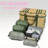 Borsa Portaoggetti Multifunzionale da Esterno 53/81L, Grande Capacità Viaggio e Campeggio Picnic Tenda Sacco a Pelo, Borsa Portatile Impermeabile