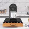 Coffee Shelves 40 Pods Storage Rack Large Capacity Coffee Capsule Drawer Organizer Dustproof Coffee Pod Storage Box