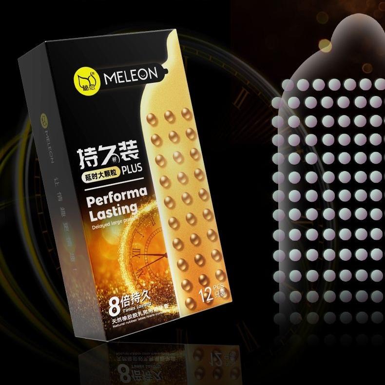 Prezervative Super Dotted Spike Prezervative din Latex Natural Dot Penis Sleeve Prezervative pentru bărbați Întârzierea contracepției sexuale Jucării sexuale intime pentru adulți