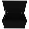 Vidaxl Chest, Black, 70X40X38 Cm, Wood-Based Material