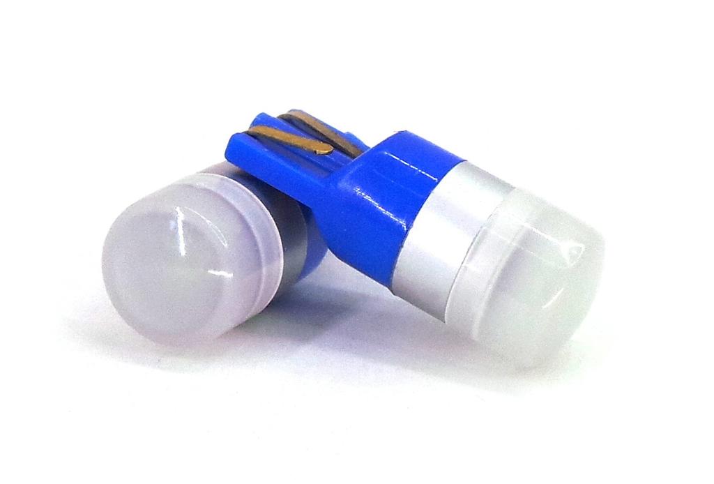 6 szt żarówka LED T10, W5W 12V CANBUS 190lm Niebieski zimny
