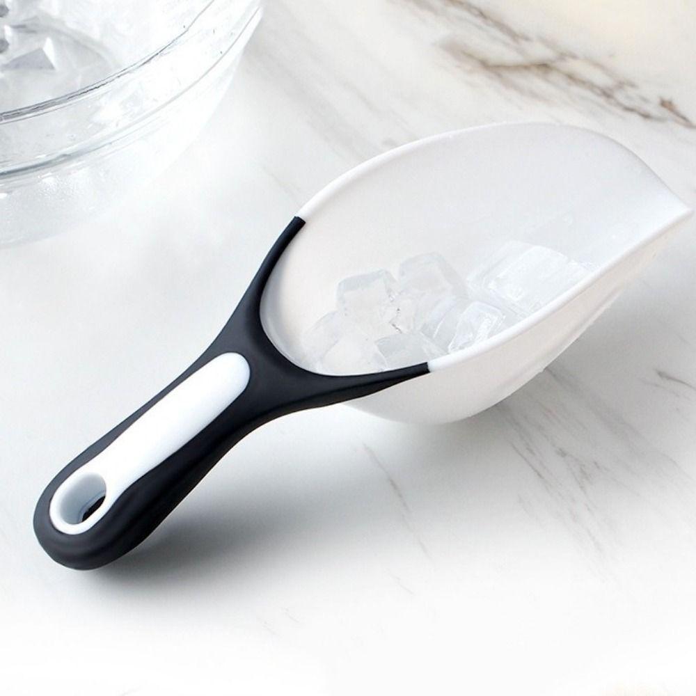 Practical Plastic Ice Cube Shovel Reusable Effortless Food Grain Shovel Wear-Resistant Convenient Tea Shovel Kitchen