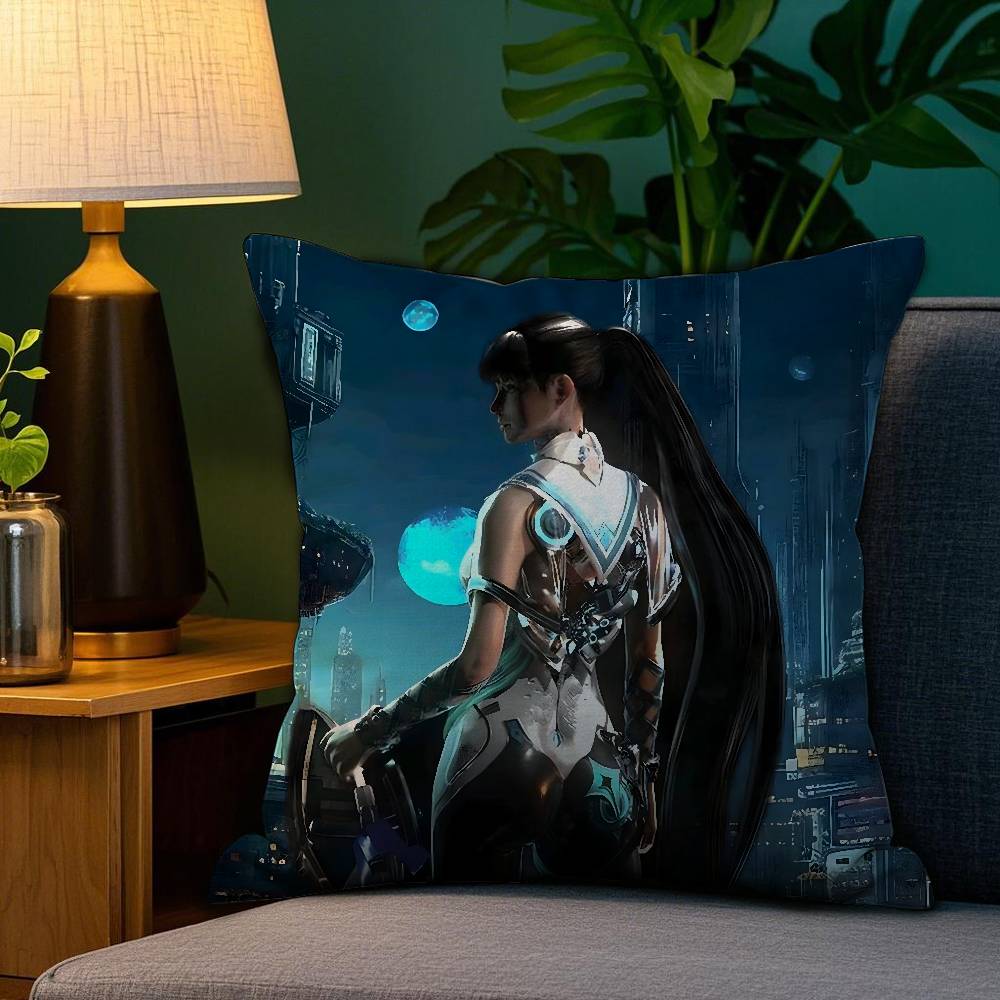Game S-Stellar B-Blade Pillow Case Sofa Living Room Bedroom Double-sided Printing Square Cushion Nap Time Cushion Cover