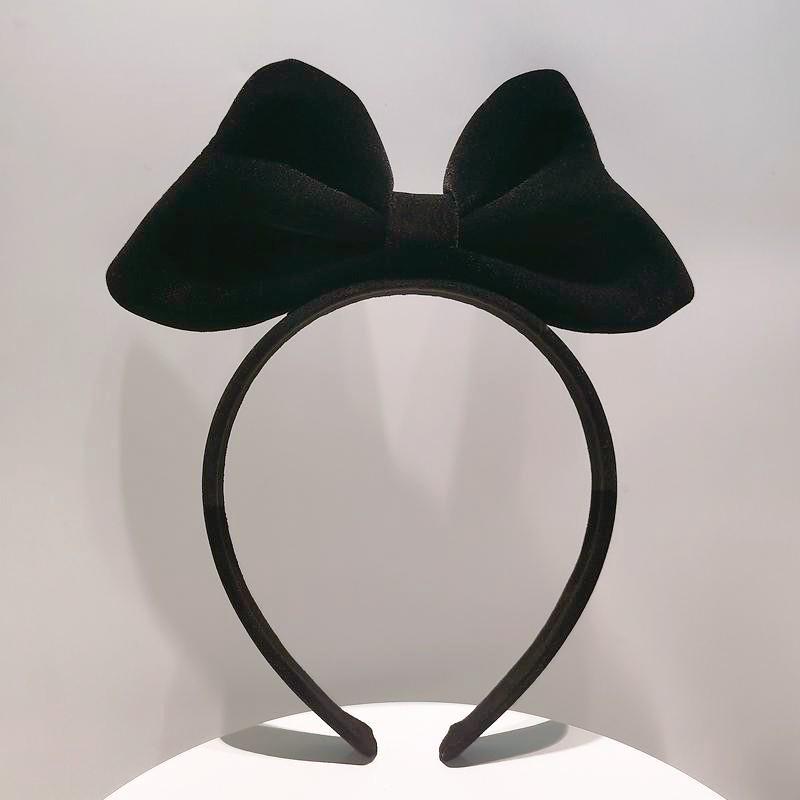 Damen Samt Rotes Schleifen Stirnband: Neujahr & Weihnachten 2024