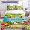 Biene Maja Customize Your Name Bedding Set Breathable Duvet Cover with Pillowcases Home Decoration Birthday Gift