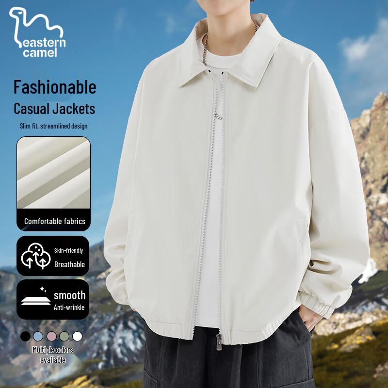 EASTERN CAMEL Unisex American Retro Baseball Jacket