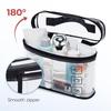 PVC New Clear Toiletry Bag Large Capacity Cosmetic Organizer Thickened Waterproof Travel Storage Bag