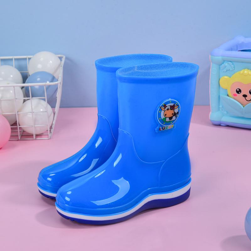 Kids' Non-slip Waterproof Rubber Rain Boots for Boys & Girls
