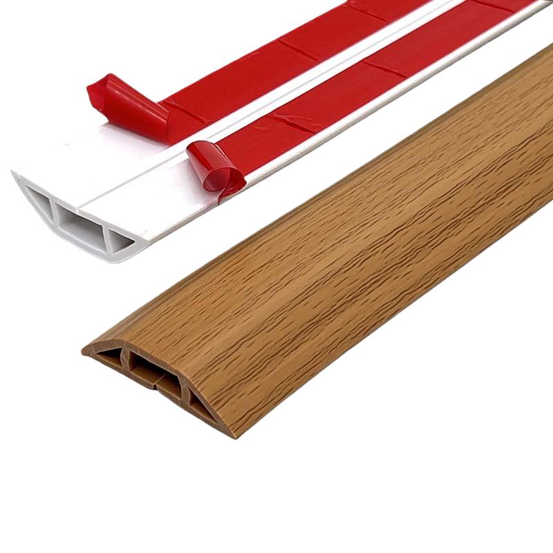 1PC 1m/39.37in Wire Slot Wire Organizer Cable Cover Extension Wiring Duct Protector Cord Protector Floor Cord Cover Power Cable