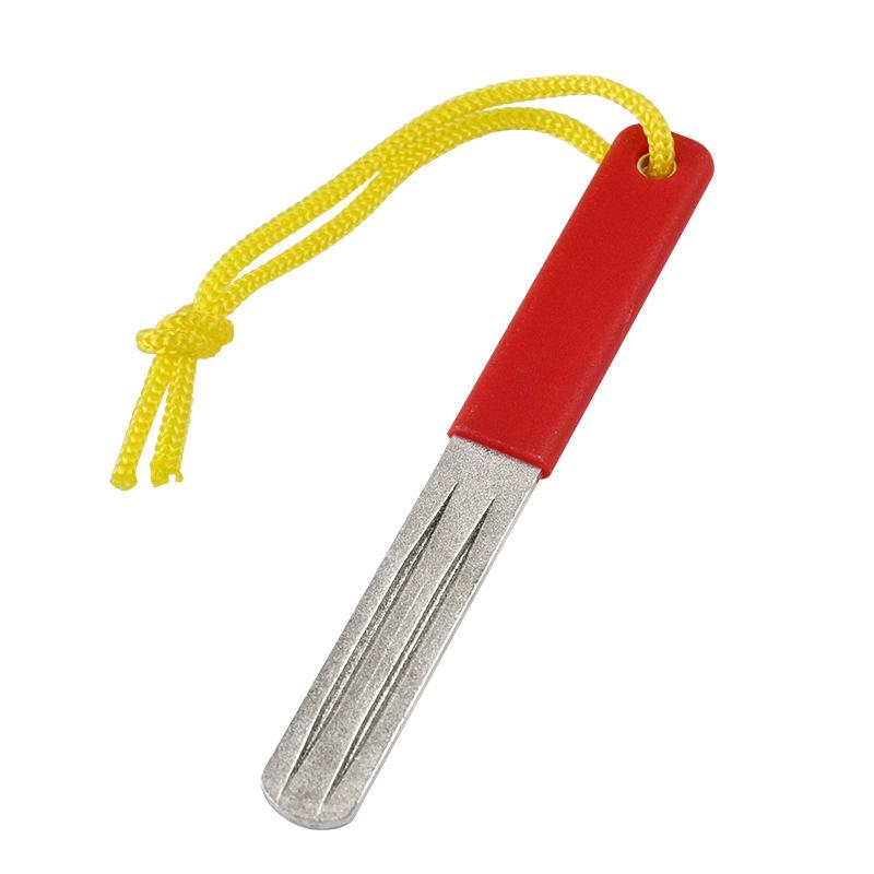 Dual-Sided Fishing Hook File - Hook Tip Sharpener for Sea & Fly Fishing