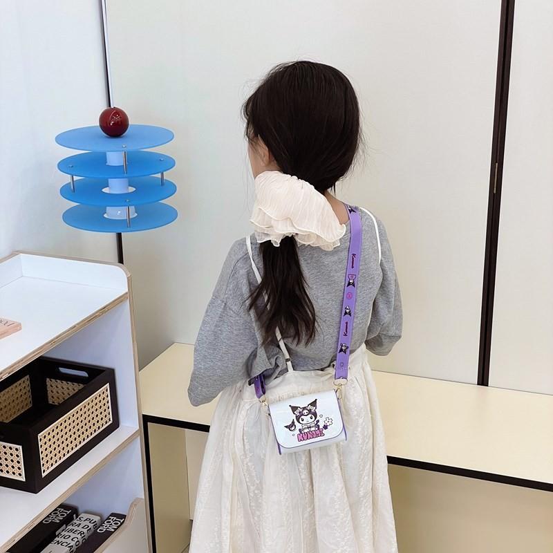 Hello Kitty Girls Mini Shoulder Bag Pu Lightweight Animal Print For Kindergarten