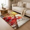 Anime Hot Q-Quintessential Q-Quintuplets Floor Mat Machine Washable Soft Flannel Area Rug, Non-Slip Absorbent Floor Mat