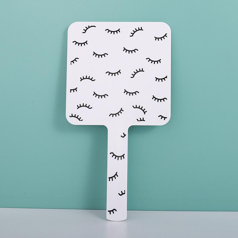 

Наращивание ресниц ручное зеркало для макияжа квадратное зеркало для макияжа с ручкой ручное зеркало спа салон компактные зеркала белый