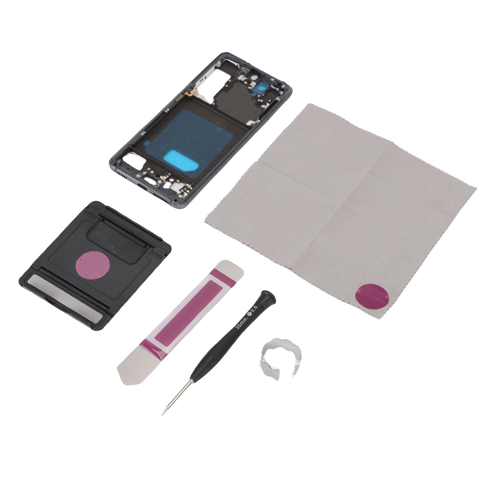 

Средняя рамка телефона с инструментами для ремонта, бесшовная подгонка, металлическая средняя рамка, замена пластины для черный серый