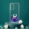 H-Hollow K-Knight Phone Case For Samsung Galaxy S24 S25 S23 S22 S21 Plus S24 S25 Transparent Cover Case