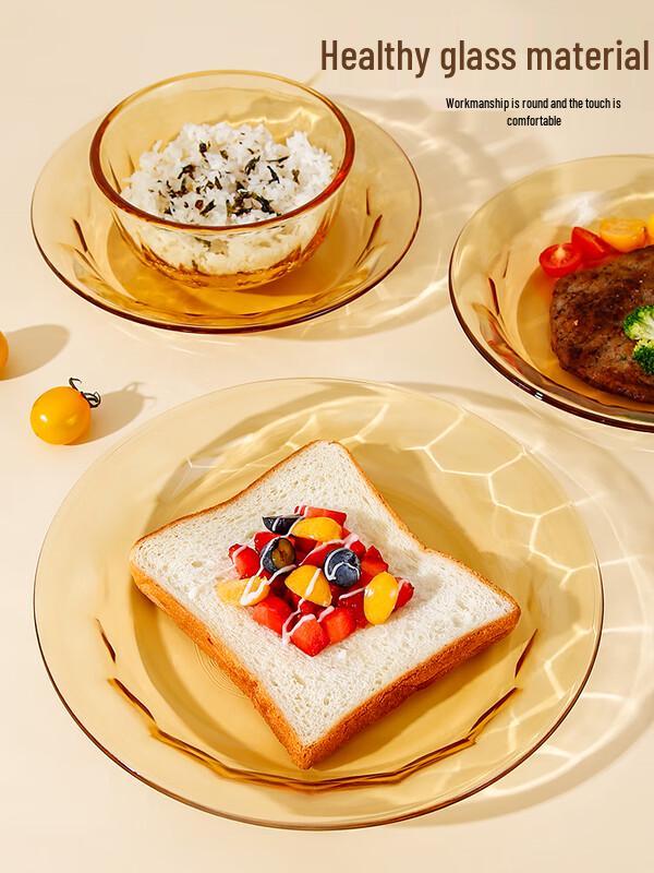 Wuhe Premium Heat-Resistant Glass Dinnerware Set