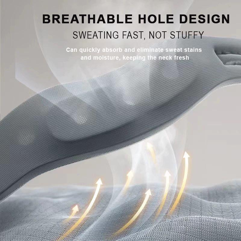 Adjustable soft foam neck support breathable ergonomic V shape design perfect for sleep and travel comfort