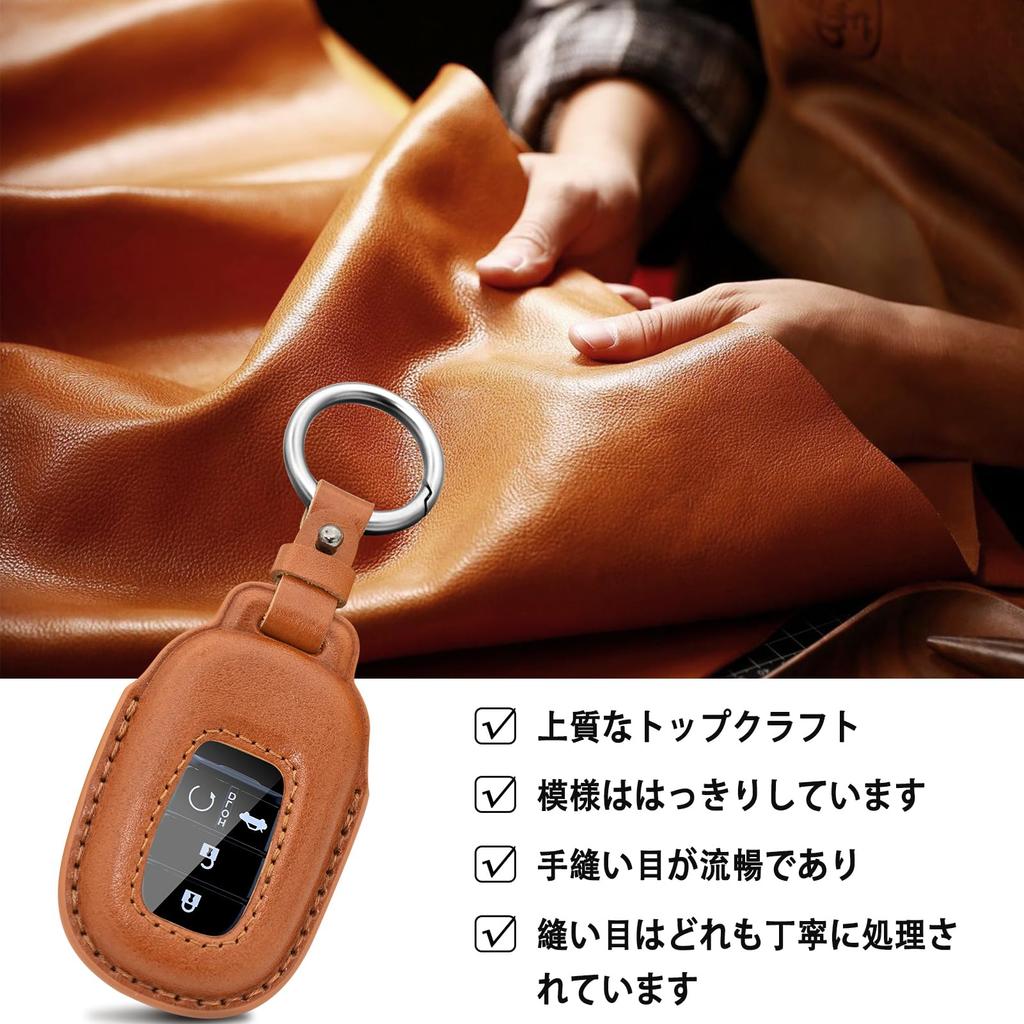 Compatible with Honda Smart Key Cover for New Vezel RV Stepwgn Civic Hatchback New JF5 and New Freed Type [Ysemco] Case/Key Series, Spada, FL1, ZR-V,