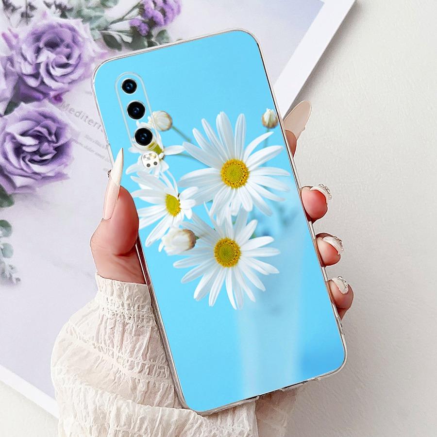 For Huawei P30 Lite Case MAR-LX1A Soft Silicone Cool Flower Pattern Shockproof Cover for HuaweiP30 P 30 Pro Lite Coque  Funda