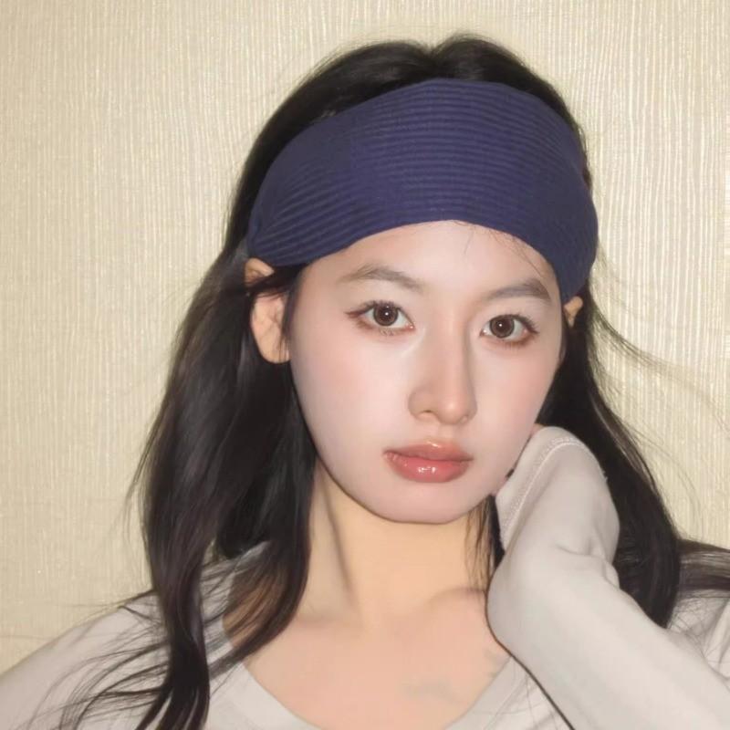 1/2pcs Sweet And Cool Elegant Knitted Headband For Women Makeup Headband Wide Brim Headband Hair Accessories