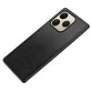 For Realme 15T 5G Case Litchi Texture PU Leather Coated PC + TPU Protective Phone Back Cover