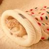 Halbgeschlossener Katzenschlafsack Warmer Katzentunnel Nest Langlebiges Katzen-Taschennest Apartment