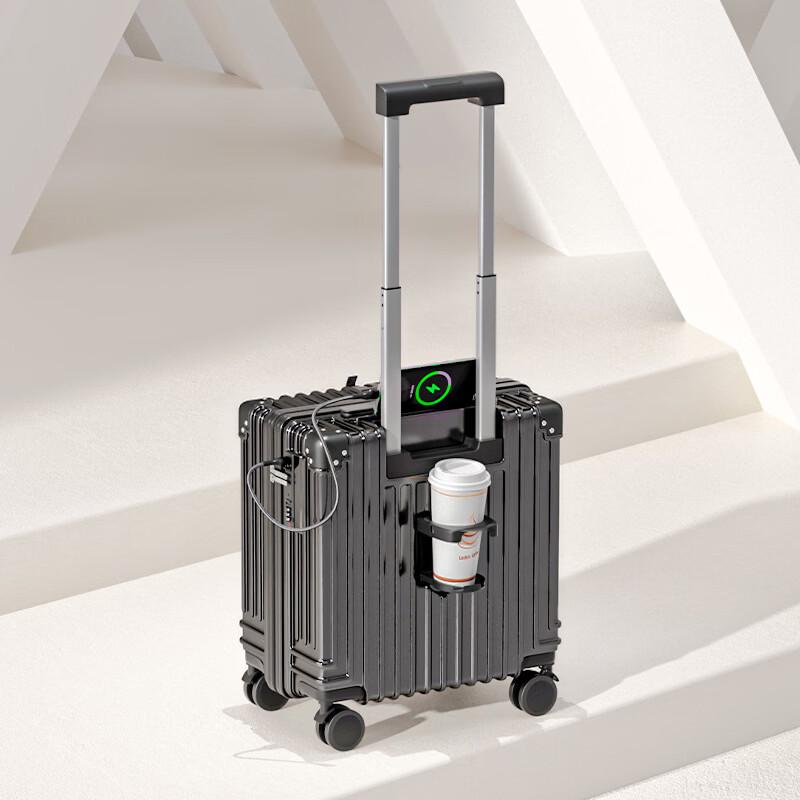 Lishen Lightweight Aluminum Frame Carry-On Suitcase