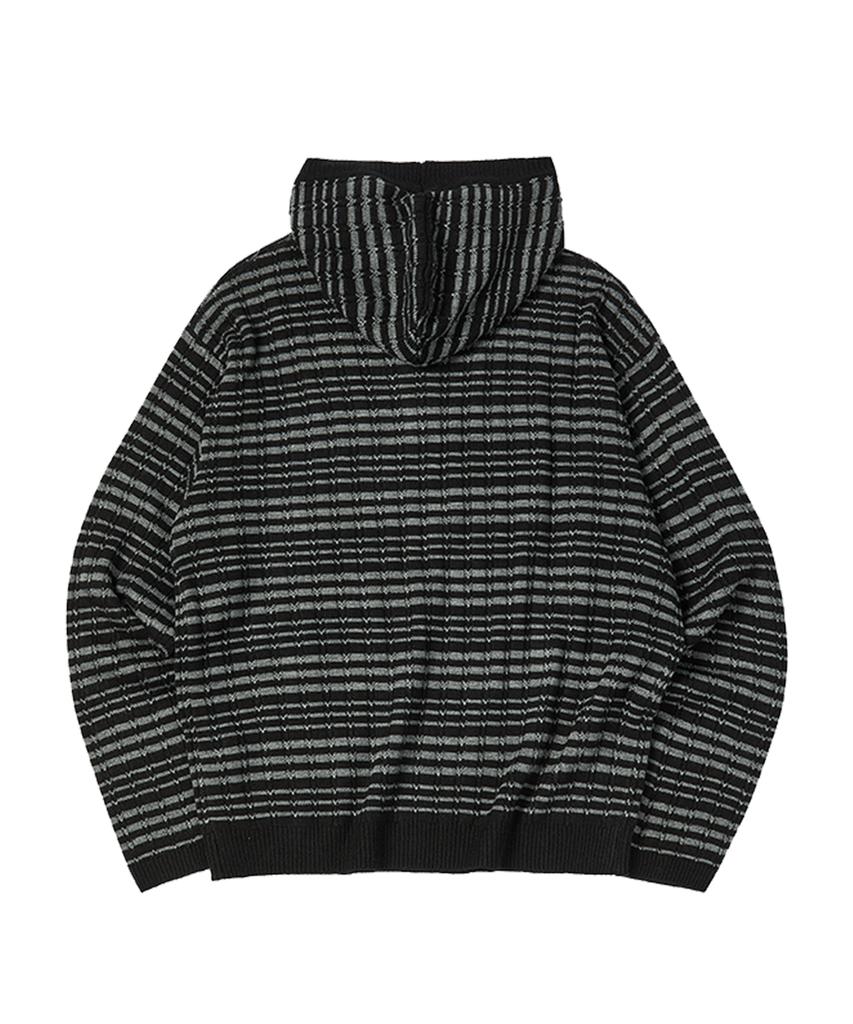 COMONINOZ Button Hood Knit [Black]