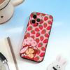 Strawberry S-Shortcake-Girl Pink  Phone Case Silicone Soft For IPhone 17 16 15 14 13 12 11 X XR Plus Pro Max Plus