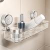 Wall Mounted Shower Caddy No Drilling Shower Organizer Suction Cup Bathroom Organizer for Bathroom Storage & Home Decor