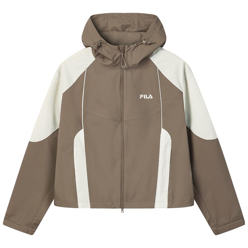 FILA Women s Color-blocked Hooded Woven Jacket S