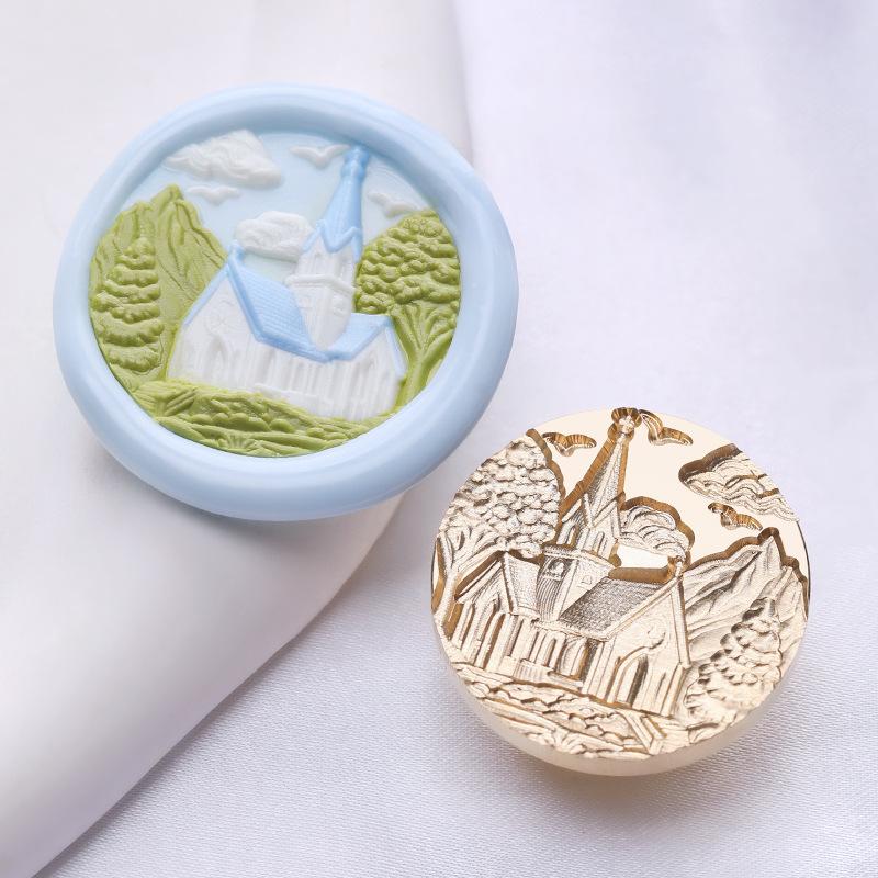 Embossed Call Series Lacquer Seal Head Suitable for Stamps Envelopes Gifts Greeting Cards Wax Sealing Tools