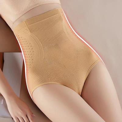 Bragas de cintura alta para mujer, bragas planas sin costuras, ropa interior Sexy hueca transpirable, calzoncillos cómodos de algodón moldeador
