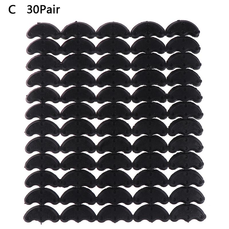 14/20/30 Pairs Rubber Heel Savers Toe Plates Taps Diy Shoe Repair Pads