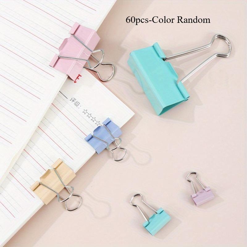 

40/60 шт. Разноцветный папкодержатель с длинным хвостом - можно использовать как папку для квитанций и папку для контрольных работ, что делает его незаменимым для офисного использования.