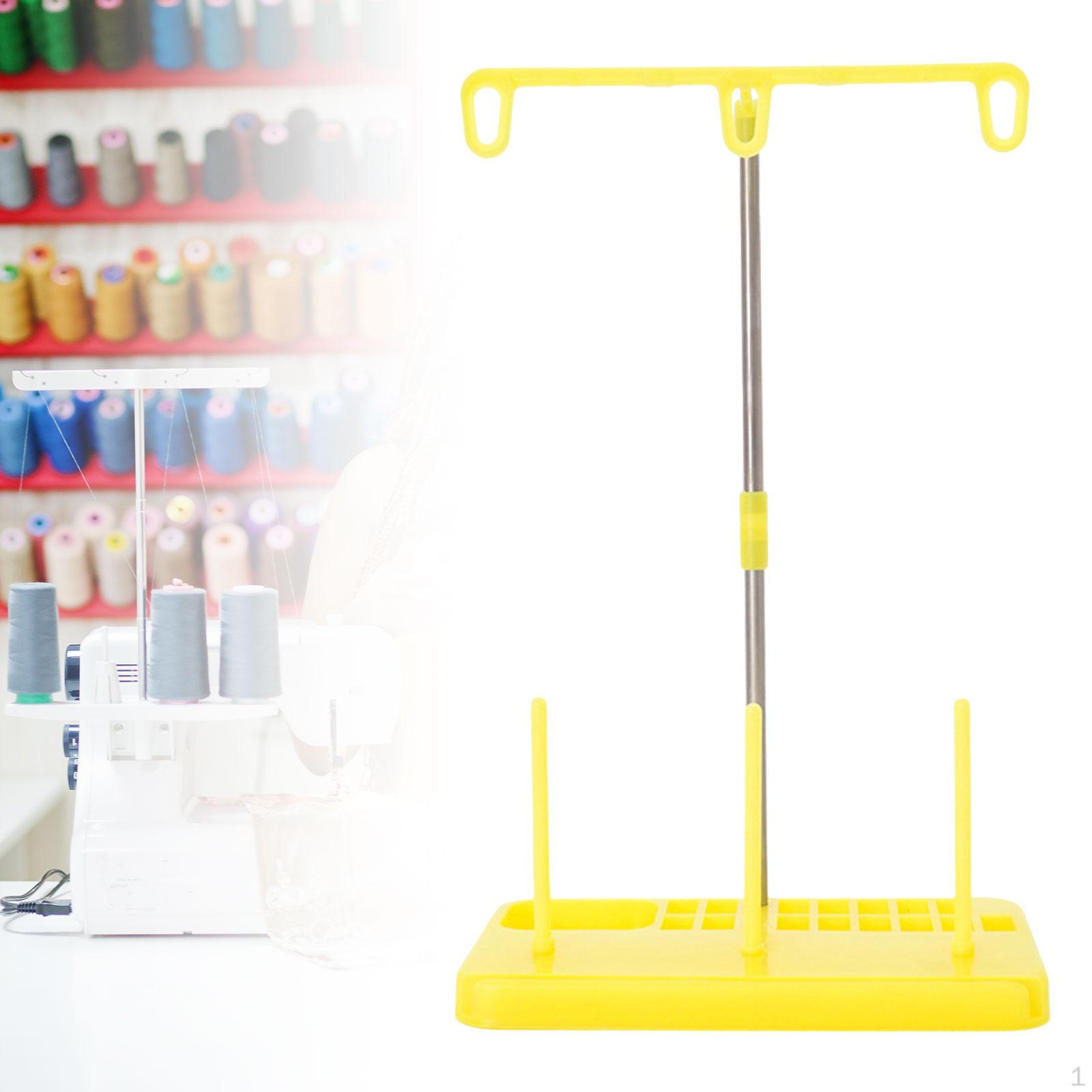 

Підставка для швейних ниток зі знімним тримачем котушок жовтий
