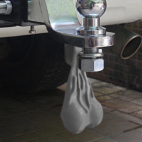 Funny Trailer Hitch Cover for Trucks Humorous Car Accessory & SUV Novelty Ornament Novelty Gift