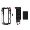 Flymile X6 Cage Metal Protective Case for Insta360 X6 Accessories Camera Aluminum Alloy Frame Cage with Silicone Lens Cover