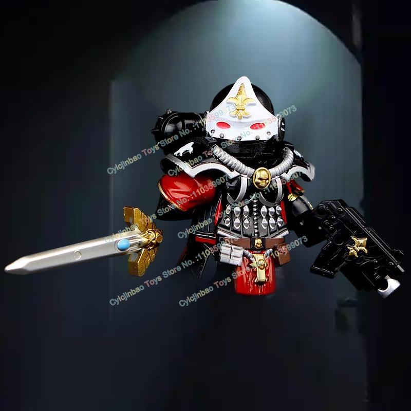 S116 New Black Warrior Girl Building Blocks Mecha Models Action Figures Children's Educational Toys for Kids Assembled Gifts