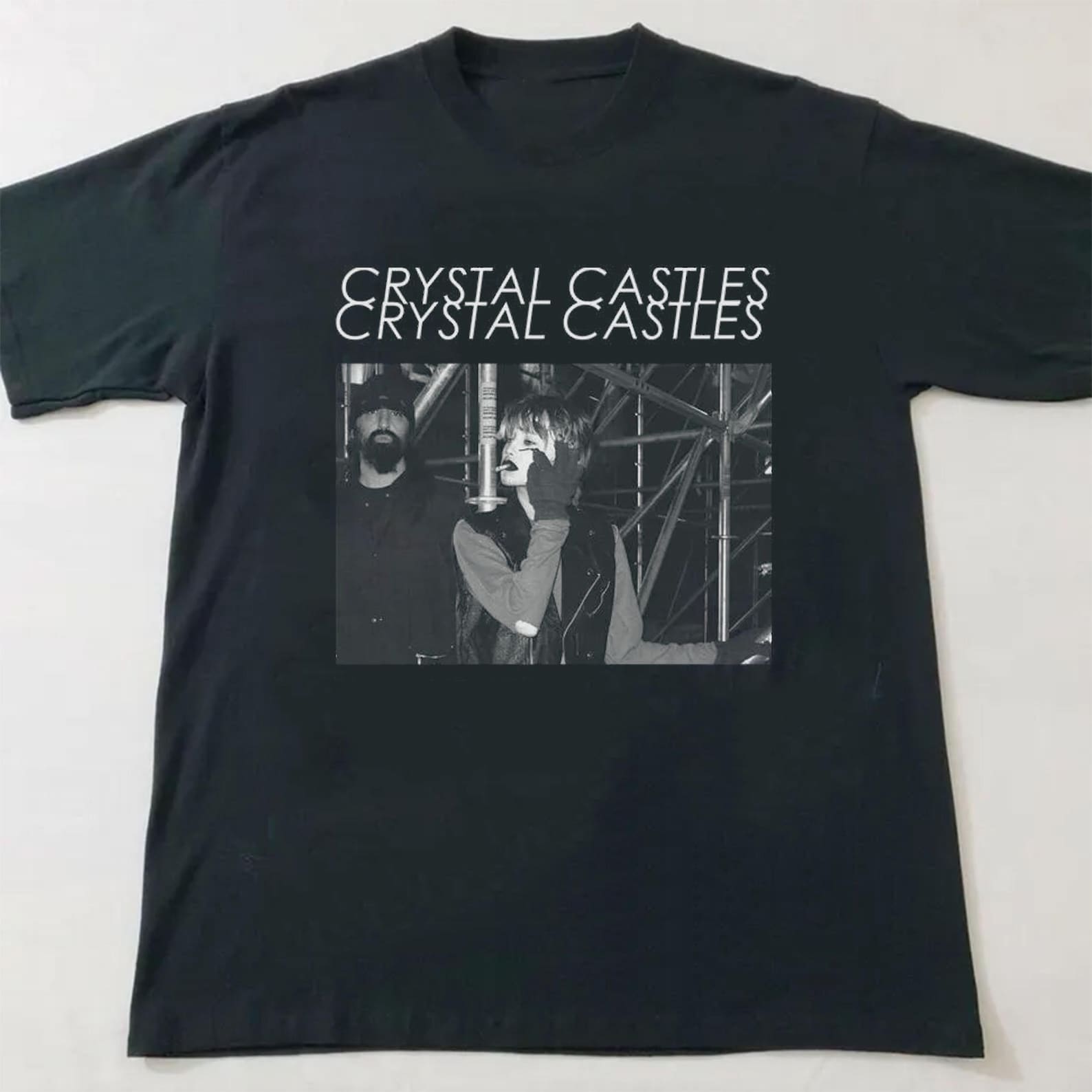 collection Crystal Castles Tshirt, Y2k graphic tee, Crystal castles graphic tee, Gothic clothing, 90s style grunge graphic tee, Unisex 3XL