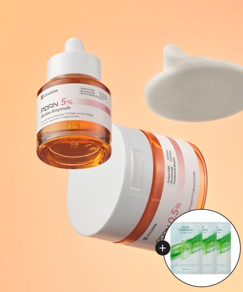 Leaders Cosmetics Leaders Pdrn 5 Ампула 30 мл + 0,5 Эссенс-подушечки 135 мл 70 шт. NONE