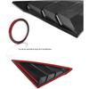 CKE For 11Th Gen Civic Sedan Compatible With Honda Civic 2026 2025 2024   Accessories Car Exterior Rear Side Window Louvers Air Vent Scoop Shades
