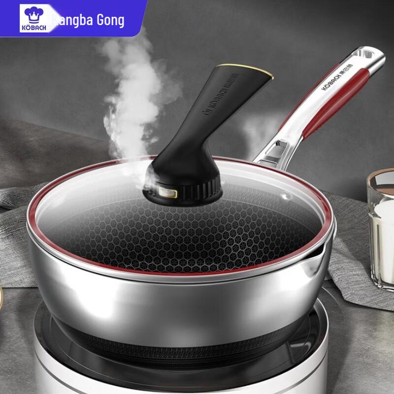 KOBACH 5th Gen 24cm 316L Stainless Steel Non-stick Wok