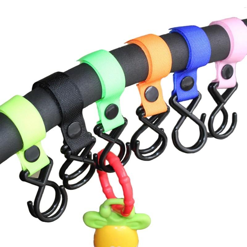 Hook Holder Shopping Hook With Velcro For Baby Stroller For Bag