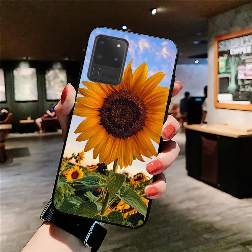Cute Summer Daisy Sunflower Phone Case For Samsung A 10 11 12 13 20 21 22 30 31 32 40 51 52 53 70 71 72 73 91 13 Shell
