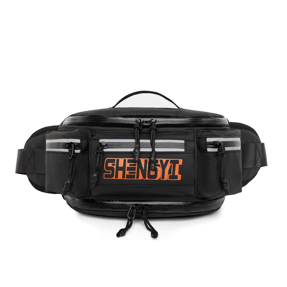 

Green Black Khaki Gray Multifunction Waterproof Chest Bag Men Women Large-capacity Outdoor Cycling Motocycle Sport Fanny Pack чёрный
