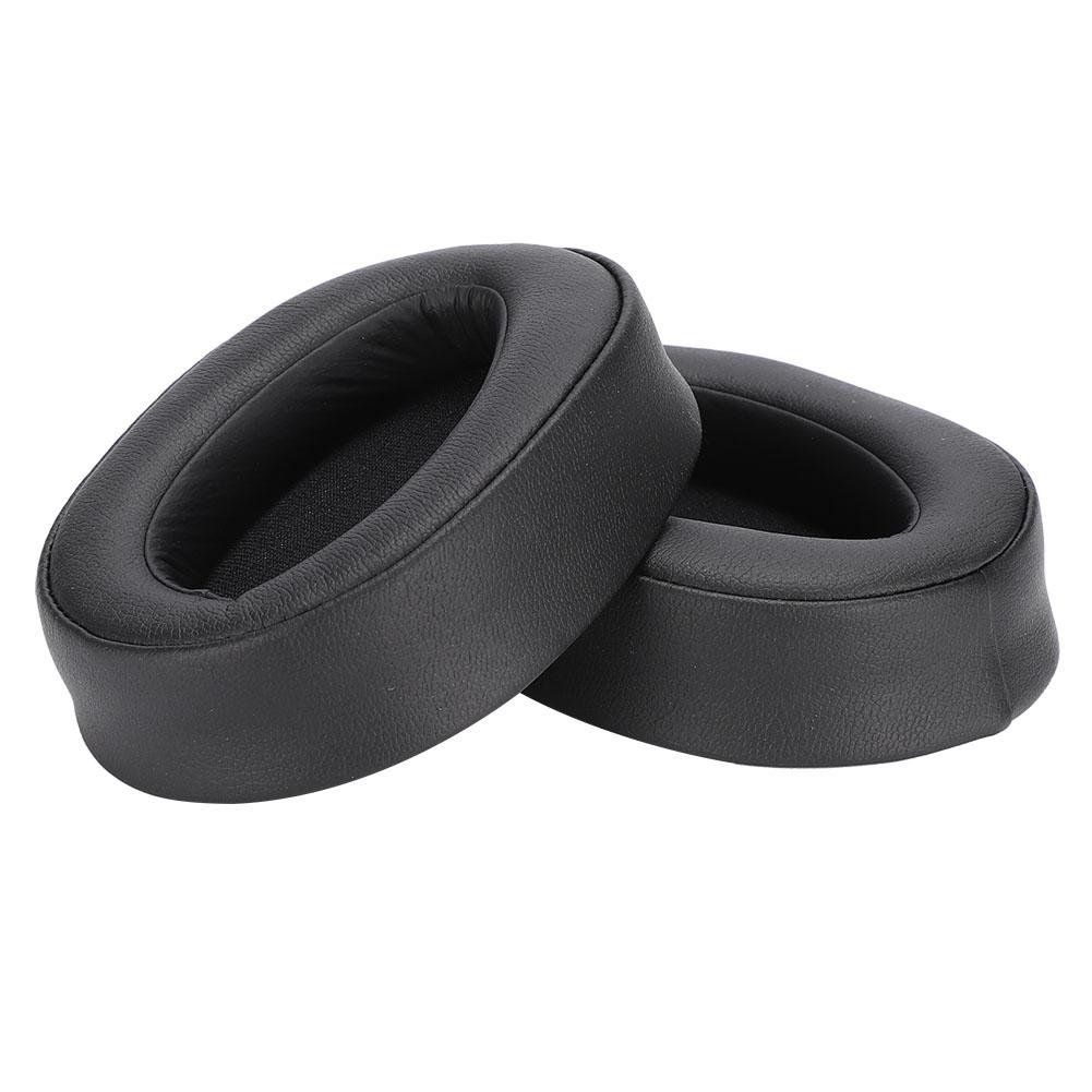 1 Pair Portable Protein Earphone Headset Replacement Earpads Accessory for Sony MDR 100ABNblack